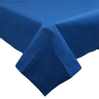 Hoffmaster 210437 82 inch x 82 inch Linen-Like Navy Blue Table Cover - 12/Case