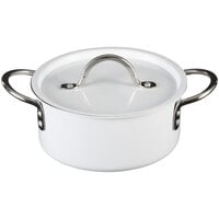 Bon Chef Country French X 73 oz. Ombre White Sauce Pot with Cover 73300-OM-W