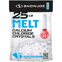 Snow Joe MELT25CC Calcium Chloride Crystals Ice Melt with Resealable Bag - 25 lb.