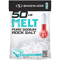 Snow Joe MELT50RS Pure Sodium Rock Salt Ice Melt - 50 lb.