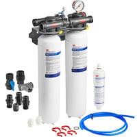3M Water Filtration Products 5624206 290 Series DP295-CLX Dual-Port Filter System - 5 Micron Rating and 3 GPM