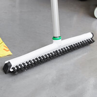 Unger PB45A 18 inch Floor Squeegee with Sanitary Brush