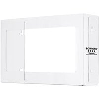 BOWMAN Dispensers Clear PETG Plastic Tabletop / Dual Position Wall Mount Triple Glove Box Dispenser GP-015