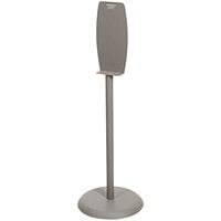 BOWMAN Dispensers Bay Gray Powder-Coated Steel Hand Sanitizer Floor Stand KS101-0029