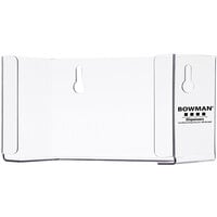 BOWMAN Dispensers Clear PETG Plastic Tabletop / Horizontal Wall Mount Earloop Face Mask Box Dispenser FP-038