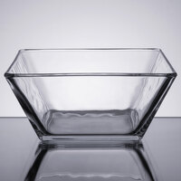 Libbey 1796053 Tempo 97.7 oz. Square Glass Bowl - 4/Case