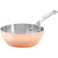 de Buyer Prima Matera 3.3 Qt. Induction Ready Copper Stir Fry Pan 6236.24