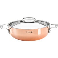 de Buyer Prima Matera 5.2 Qt. Induction Ready Copper Brazier with Cover 6232.28