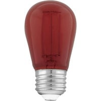 Red S14 Replacement Bulb for LED String Lights - 120V, 1W - 4/Pack