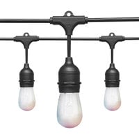24' WiFi-Smart LED String Lights with (10) Color-Changing S14 Bulbs - 120V, 10W, 2700K - 5000K