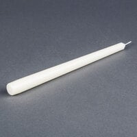 Will & Baumer 10 inch Ivory Taper Candle - 12/Pack