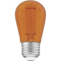 Orange S14 Replacement Bulb for LED String Lights - 120V, 1W - 4/Pack