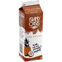 Island Oasis Pina Colada Frozen Beverage Mix 32 fl. oz. - 12/Case