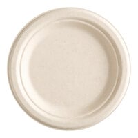 EcoChoice No PFAS Added 7" Natural Bagasse Blend Plate - 1000/Case