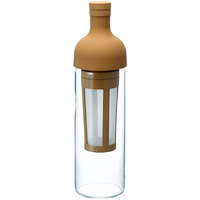 Hario 22 oz. Mocha Glass Filter-In Cold Brew Coffee Maker Bottle FIC-INT-70-MC