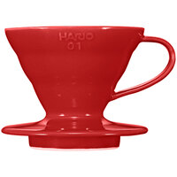 Hario V60 Size 01 Red Ceramic Coffee Dripper VDC-01R