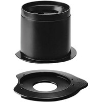 Hario Cafeor Single Cup Black Plastic Dripper with Stainless Steel Filter CFOD-1B