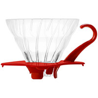 Hario V60 Size 01 Red Glass Coffee Dripper VDG-01R