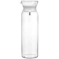 Hario 30 oz. Glass Water Pitcher with White Lid