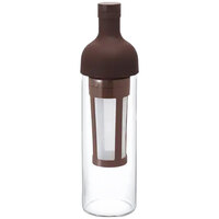 Hario 22 oz. Brown Glass Filter-In Cold Brew Coffee Maker Bottle FIC-INT-70-CBR