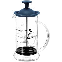 Hario Slim S 8 oz. Glass French Press with Black Lid CPSS-2-TB