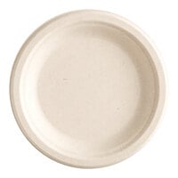 EcoChoice No PFAS Added 6" Natural Bagasse Blend Plate - 1000/Case