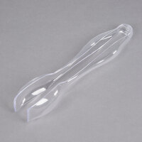 Sabert UCL36T 10 7/8" Clear Disposable Plastic Squeeze Tongs - 36/Case