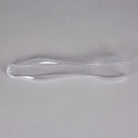Sabert UCL36T 10 7/8 inch Clear Disposable Plastic Squeeze Tongs - 36/Case
