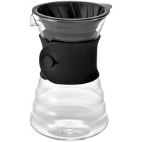 Hario V60 Size 02 Black Plastic and Glass Coffee Drip Decanter VDD-02B