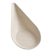 EcoChoice No PFAS Added 4" x 2" Natural Bagasse Blend Taster Spoon - 200/Case