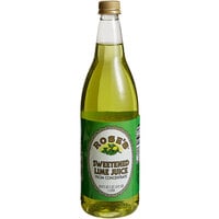 Rose's 1 Liter Sweetened Lime Juice - 12/Case