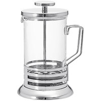 Hario Harior Bright 20 oz. Stainless Steel and Glass French Press THJ-4-HSV