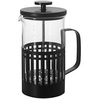 Hario Harior Noir 20 oz. Black Stainless Steel and Glass French Press THN-4-B