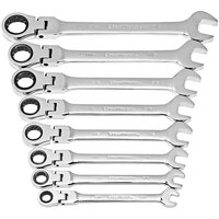 Gearwrench 8-Piece Flex Head Ratcheting SAE Combination Wrench Set 9701