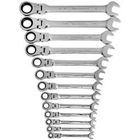Gearwrench 13-Piece Flex Head Ratcheting SAE Combination Wrench Set 9702D