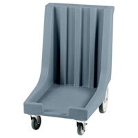 Cambro CD1826HB401 Slate Blue Camdolly with Rear Easy Wheels for 18 inch x 26 inch Trays - 80 Tray Capacity