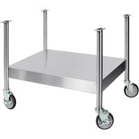 AccuTemp AT2A-3031-2 Stainless Steel Single Shelf Stand for AccuSteam 36" Wide Griddles