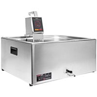 Sammic SmartVide X Sous Vide Immersion Circulator Head with 14.8 Gallon Heated Tank and Lid - 120V
