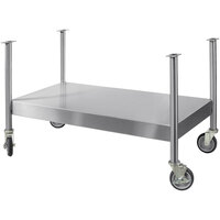 AccuTemp AT2A-3031-4 Stainless Steel Single Shelf Stand for AccuSteam 48" Wide Griddles