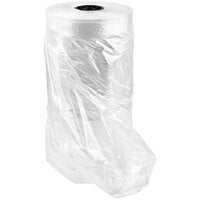 36 inch x 21 inch x 3 inch .5 Mil Clear Polyethylene Garment Bag on a Roll - 999/Roll