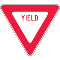 Accuform "Yield" Reflective Aluminum Traffic Sign