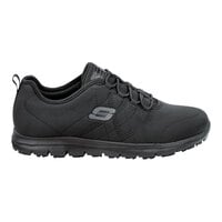 Skechers Alex Women's 6.5 Medium Width Black Soft Toe Non-Slip Athletic Shoe SSK8348BLK