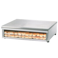 Star SS30BBC Stainless Steel Bun Box with Clear Door Holds 48 Hot Dog Buns