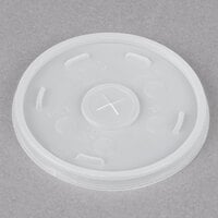 Dart 16SL Translucent Lid with Straw Slot - 100/USA, Mexico - 100/Pack