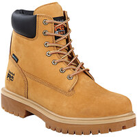 Timberland PRO 6" Direct Attach Men's Size 8 Medium Width Wheat Soft Toe Non-Slip Leather Boot STMA1V48