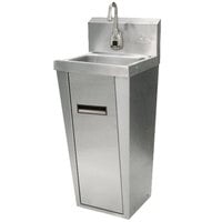 Advance Tabco 7-PS-91 Hands Free Hand Sink with Electric Faucet and Pedestal Base