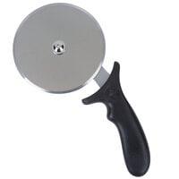 American Metalcraft PPC5 5 inch Stainless Steel Pizza Cutter with Black Handle