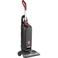 Hoover CH54100V 14 inch Task Vac 2 Commercial Bagged Upright Vacuum Cleaner with HEPA Filtration