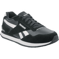 Reebok Work Harman Men's Medium Width Retro Jogger Black / White Soft Toe Non-Slip Athletic Shoe