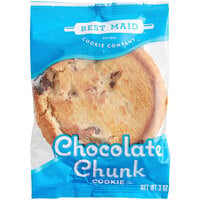 Best Maid Individually Wrapped Chocolate Chunk Cookie 3 oz. - 48/Case